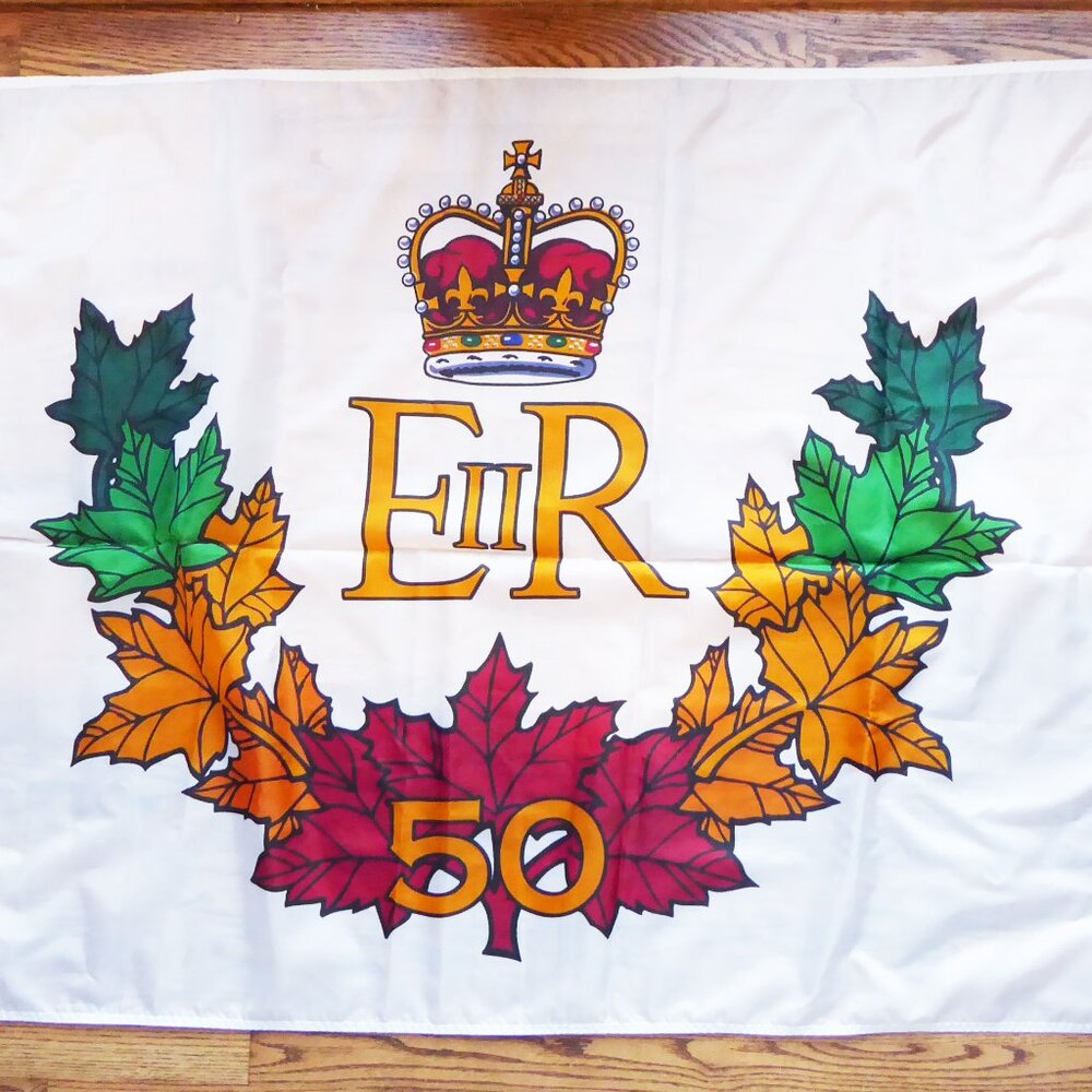 Queen Elizabeth Golden Jubilee 50th flag EIIR
